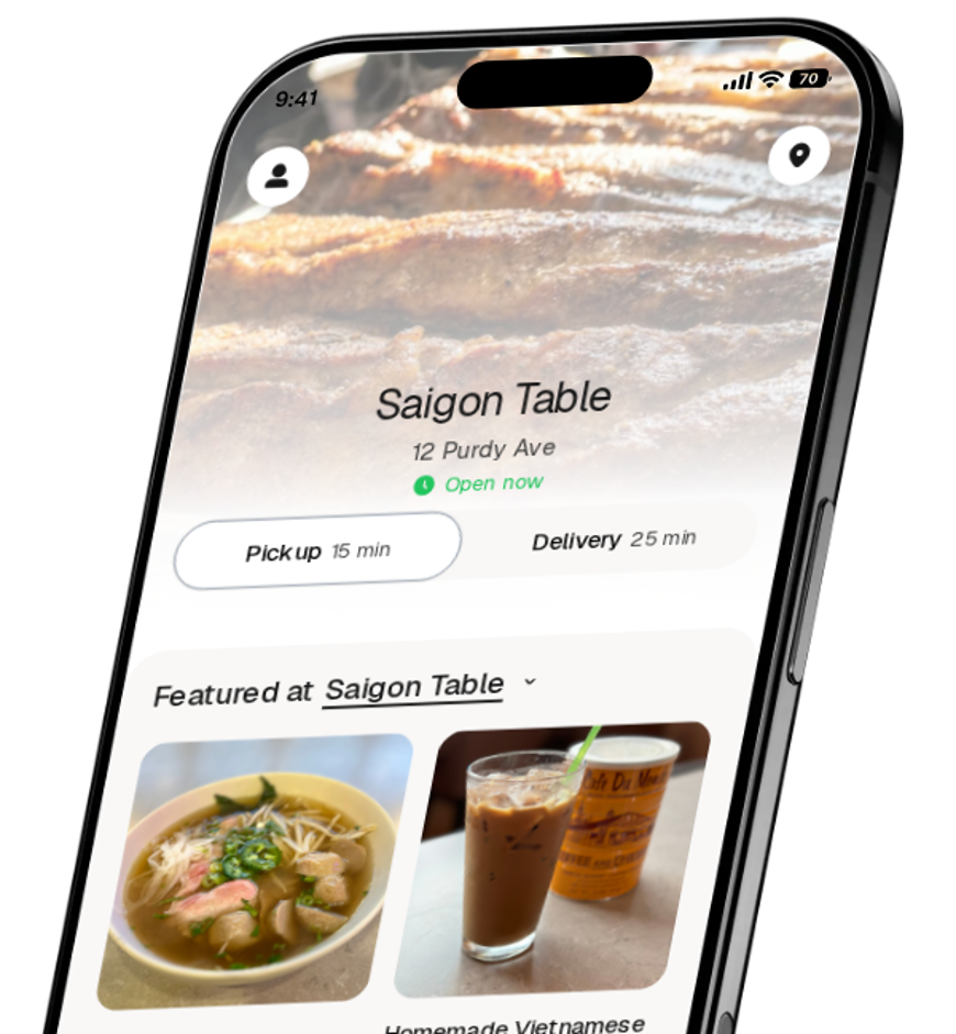 Saigon Table app preview