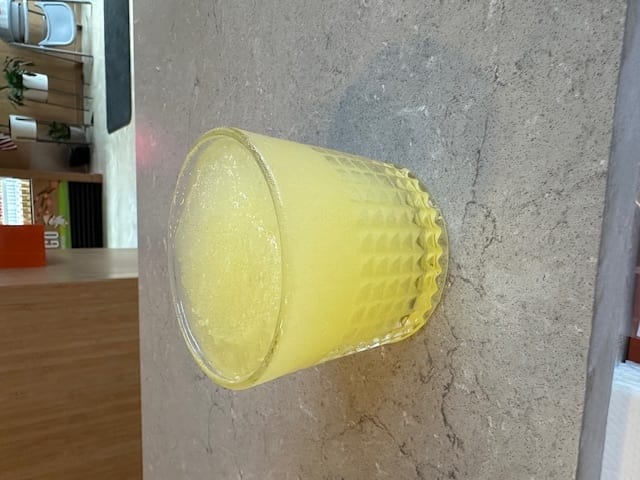 Slushy limeade.