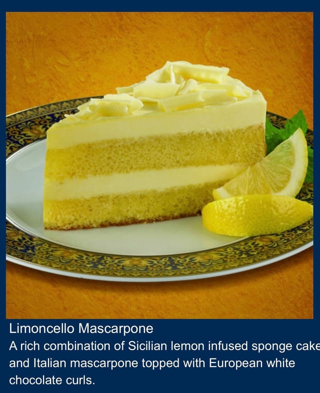 Limoncello sponge cake.