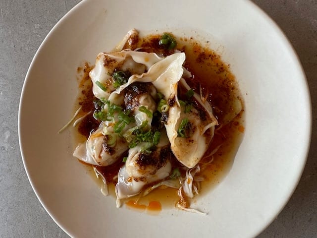 Chicken wonton.