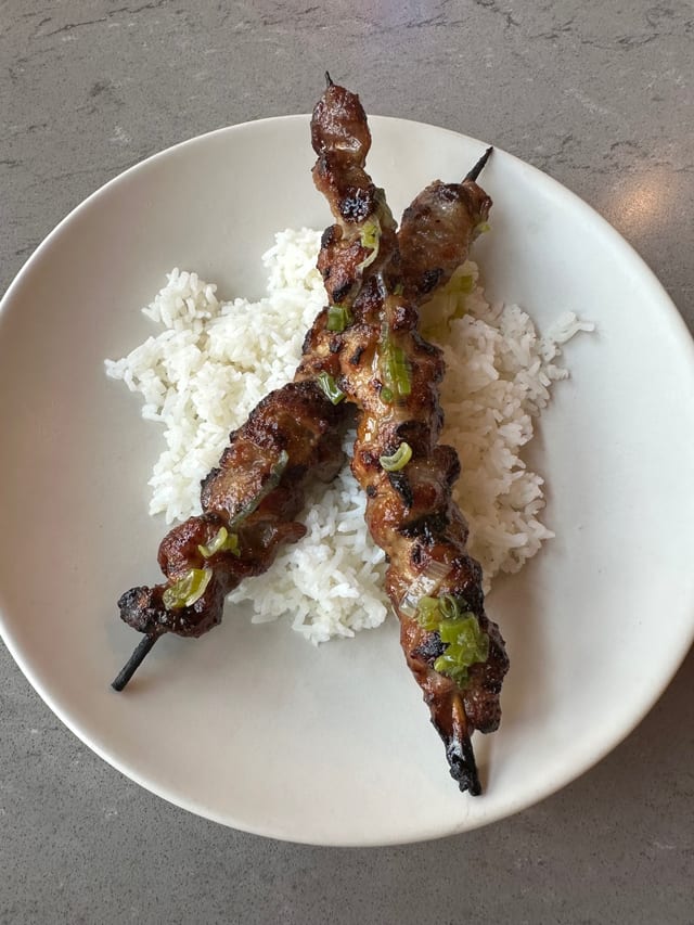 Grilled Pork Skewers.